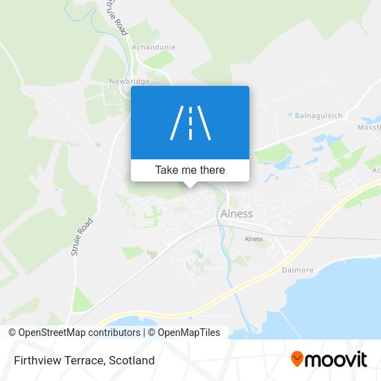 Firthview Terrace map