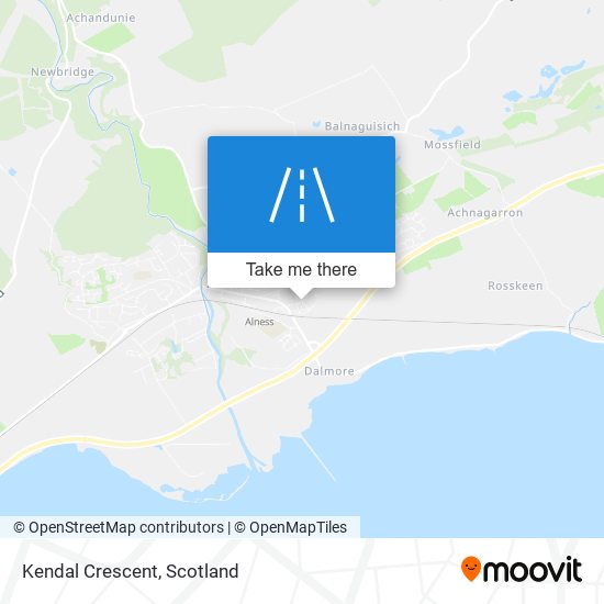 Kendal Crescent map