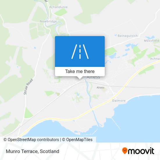 Munro Terrace map