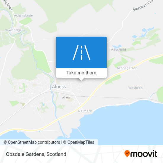 Obsdale Gardens map
