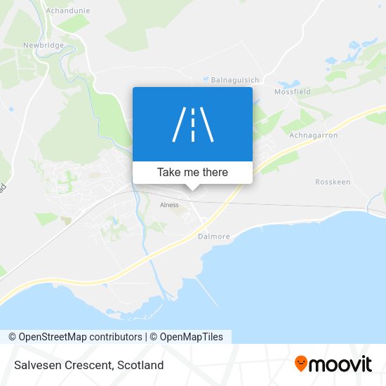 Salvesen Crescent map