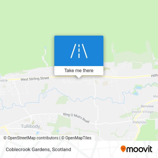 Coblecrook Gardens map
