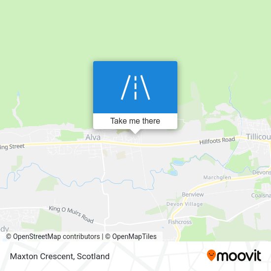 Maxton Crescent map