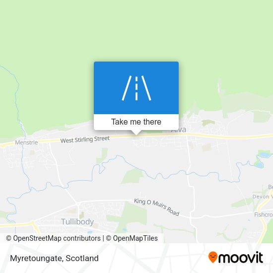 Myretoungate map