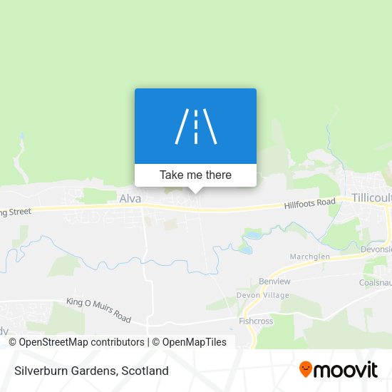 Silverburn Gardens map