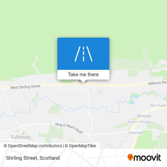 Stirling Street map
