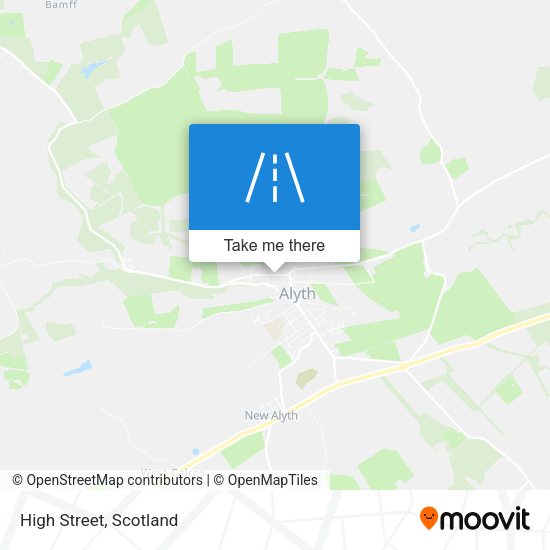 High Street map