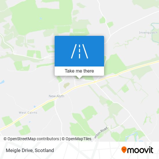 Meigle Drive map