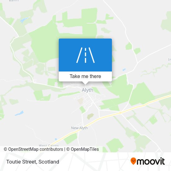 Toutie Street map