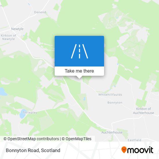 Bonnyton Road map