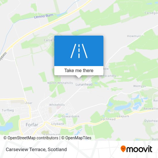 Carseview Terrace map