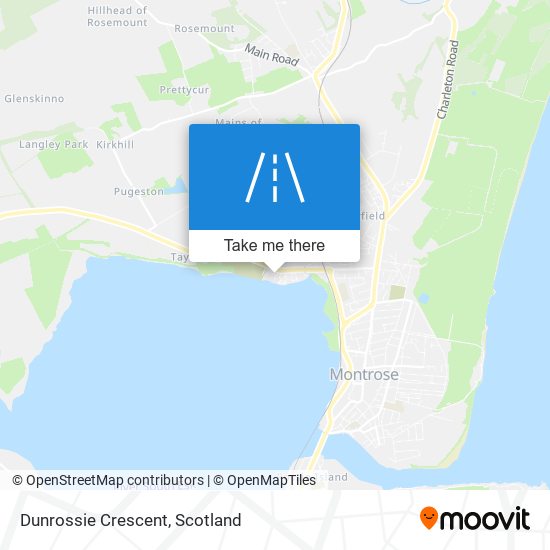 Dunrossie Crescent map