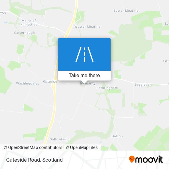 Gateside Road map