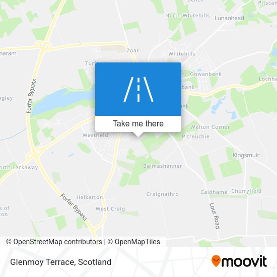 Glenmoy Terrace map