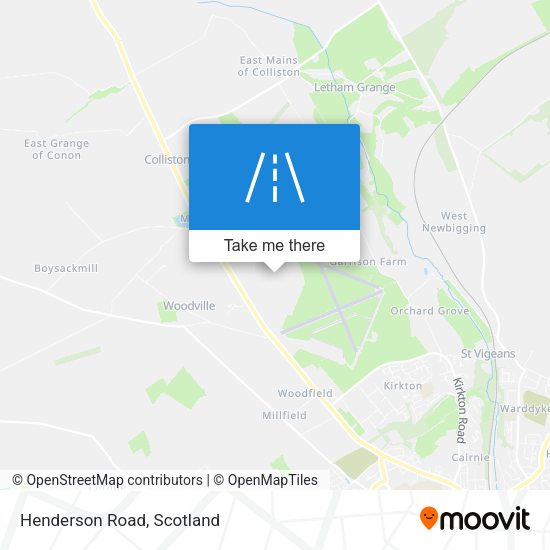 Henderson Road map