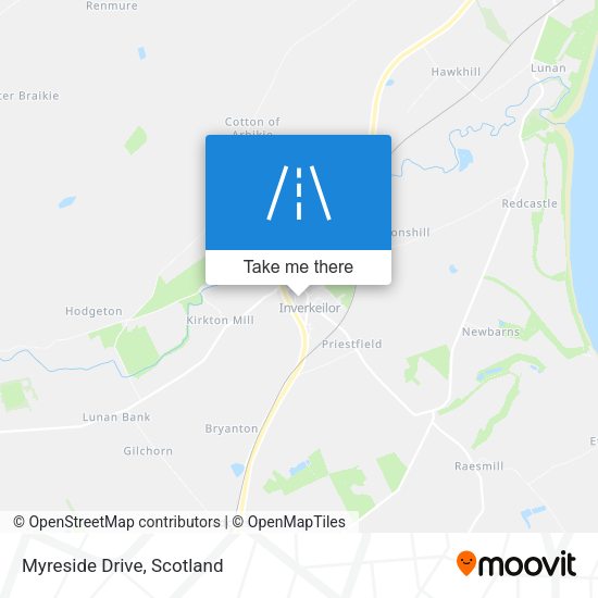 Myreside Drive map