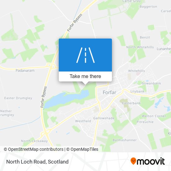 North Loch Road map