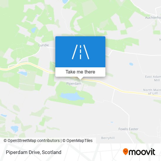 Piperdam Drive map