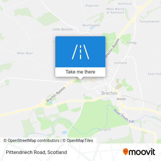 Pittendriech Road map