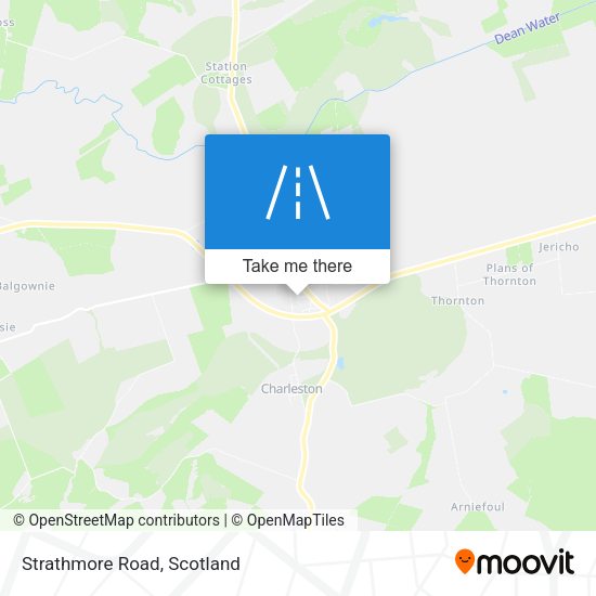 Strathmore Road map