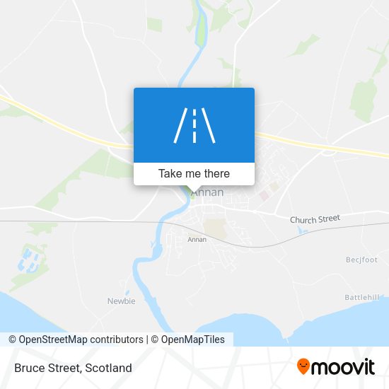 Bruce Street map