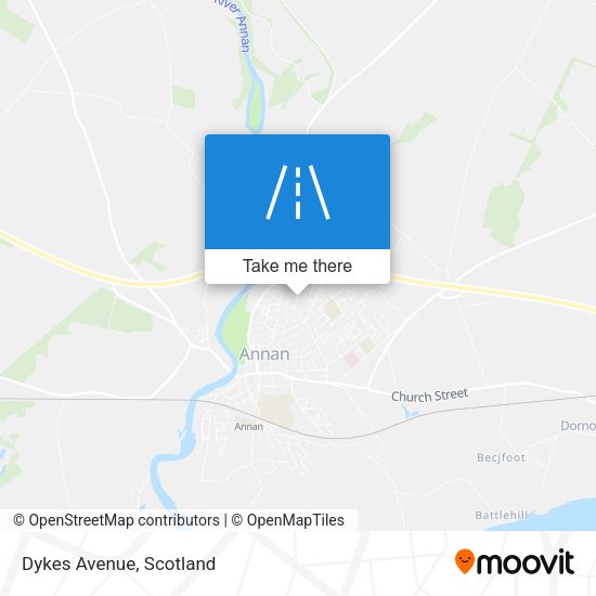 Dykes Avenue map
