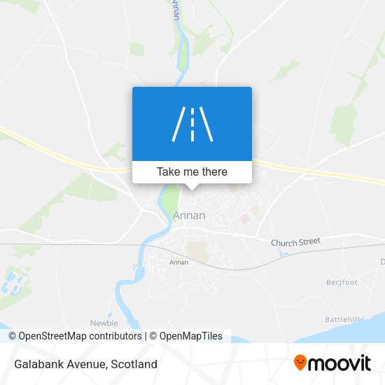 Galabank Avenue map