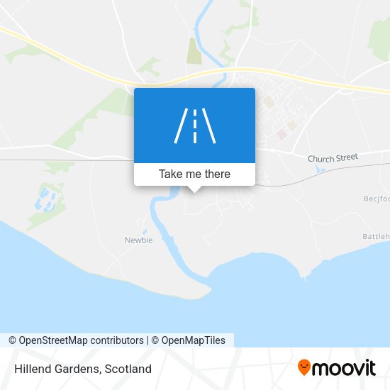 Hillend Gardens map