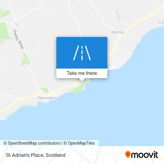 St Adrian's Place map