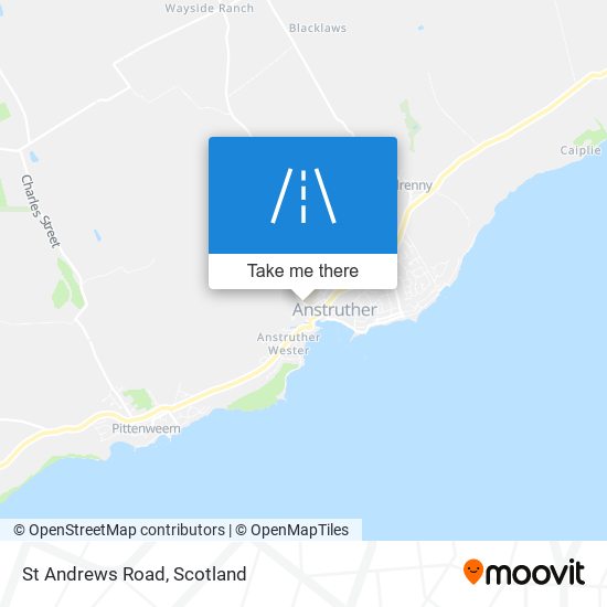 St Andrews Road map