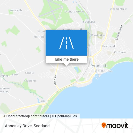 Annesley Drive map