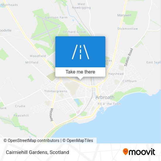 Cairniehill Gardens map