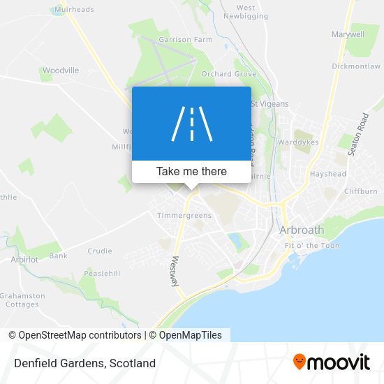 Denfield Gardens map