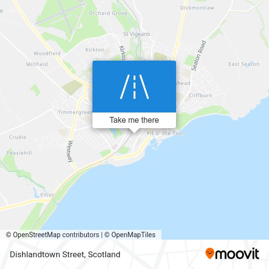 Dishlandtown Street map