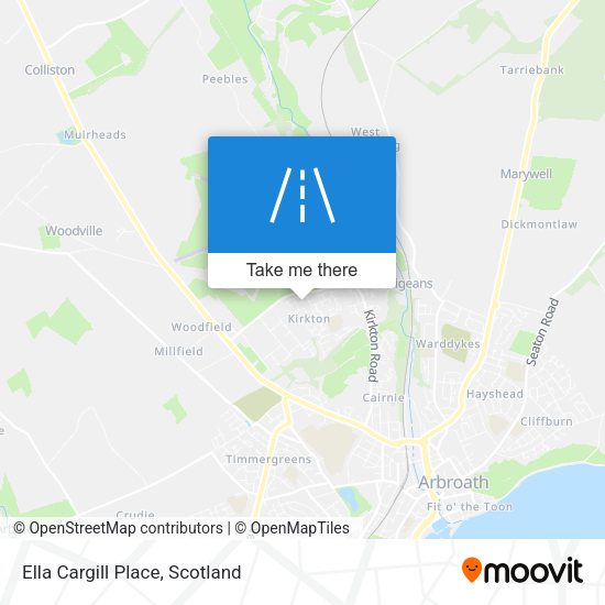 Ella Cargill Place map