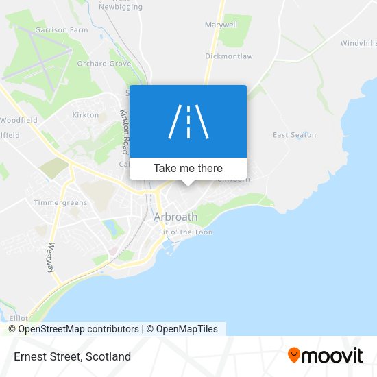 Ernest Street map