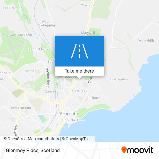Glenmoy Place map