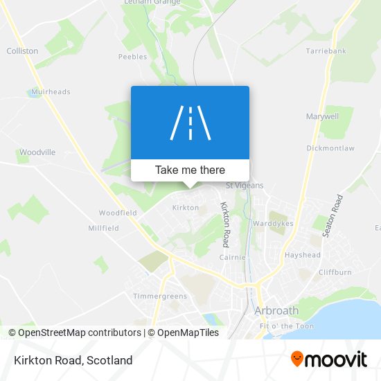 Kirkton Road map