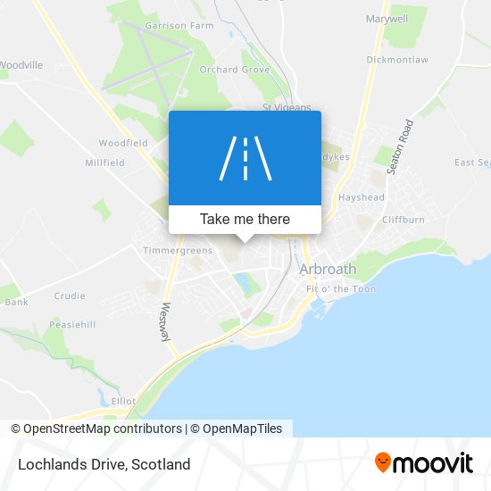 Lochlands Drive map