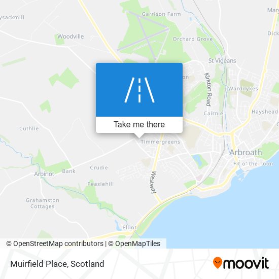 Muirfield Place map