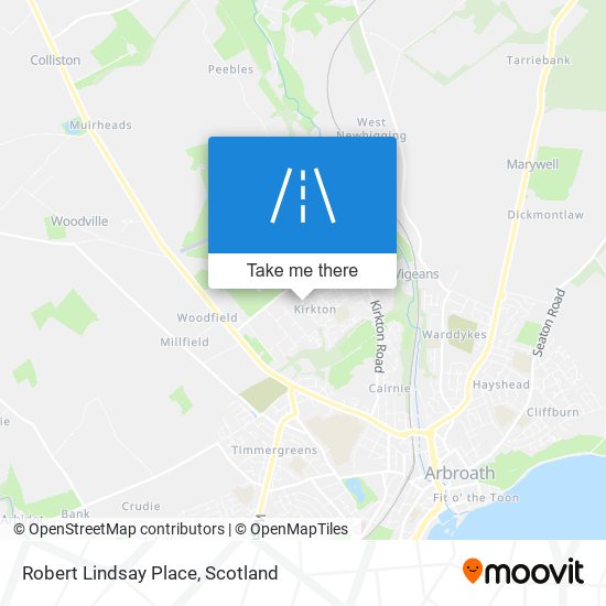 Robert Lindsay Place map