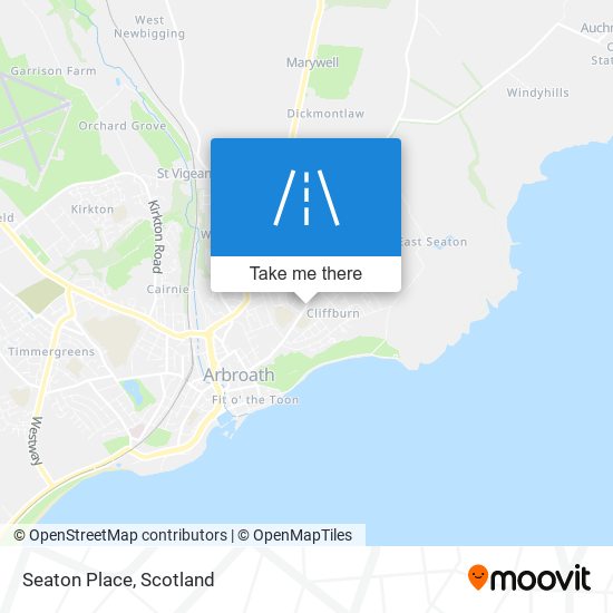 Seaton Place map