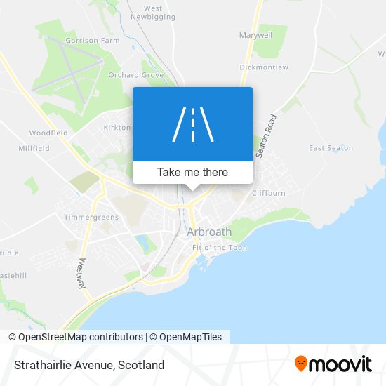 Strathairlie Avenue map