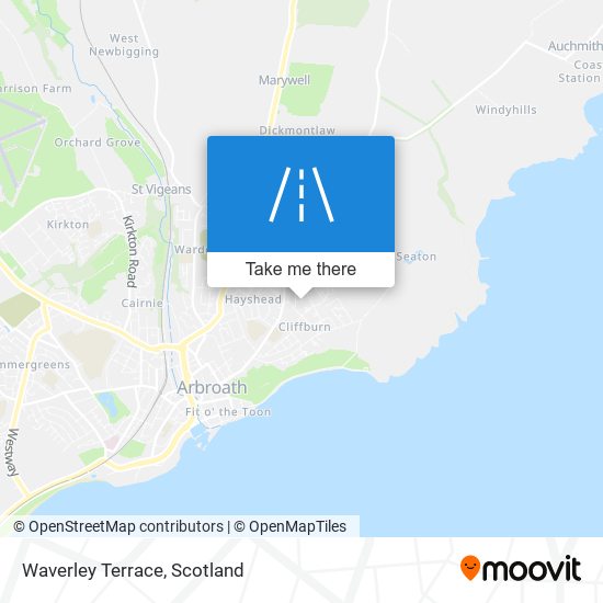 Waverley Terrace map