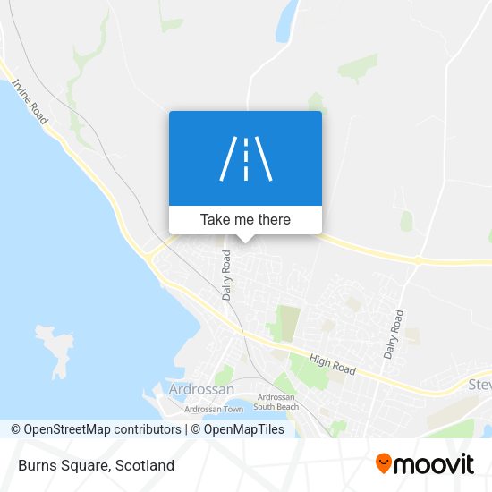 Burns Square map