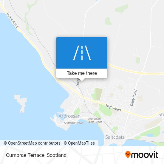 Cumbrae Terrace map