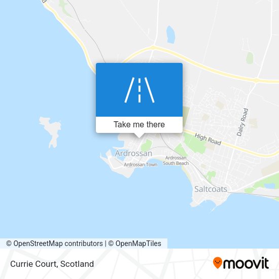 Currie Court map