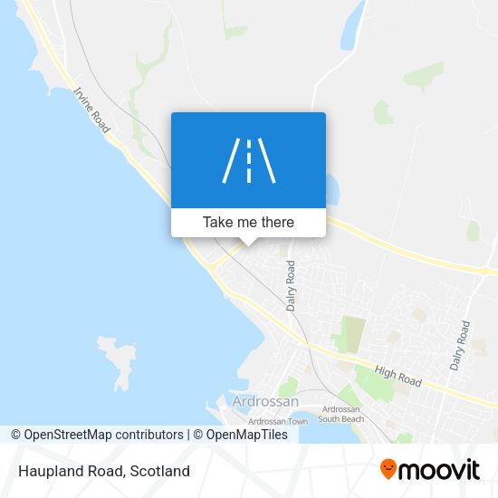 Haupland Road map