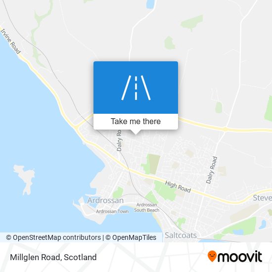 Millglen Road map