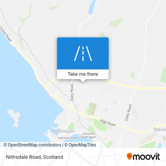 Nithsdale Road map